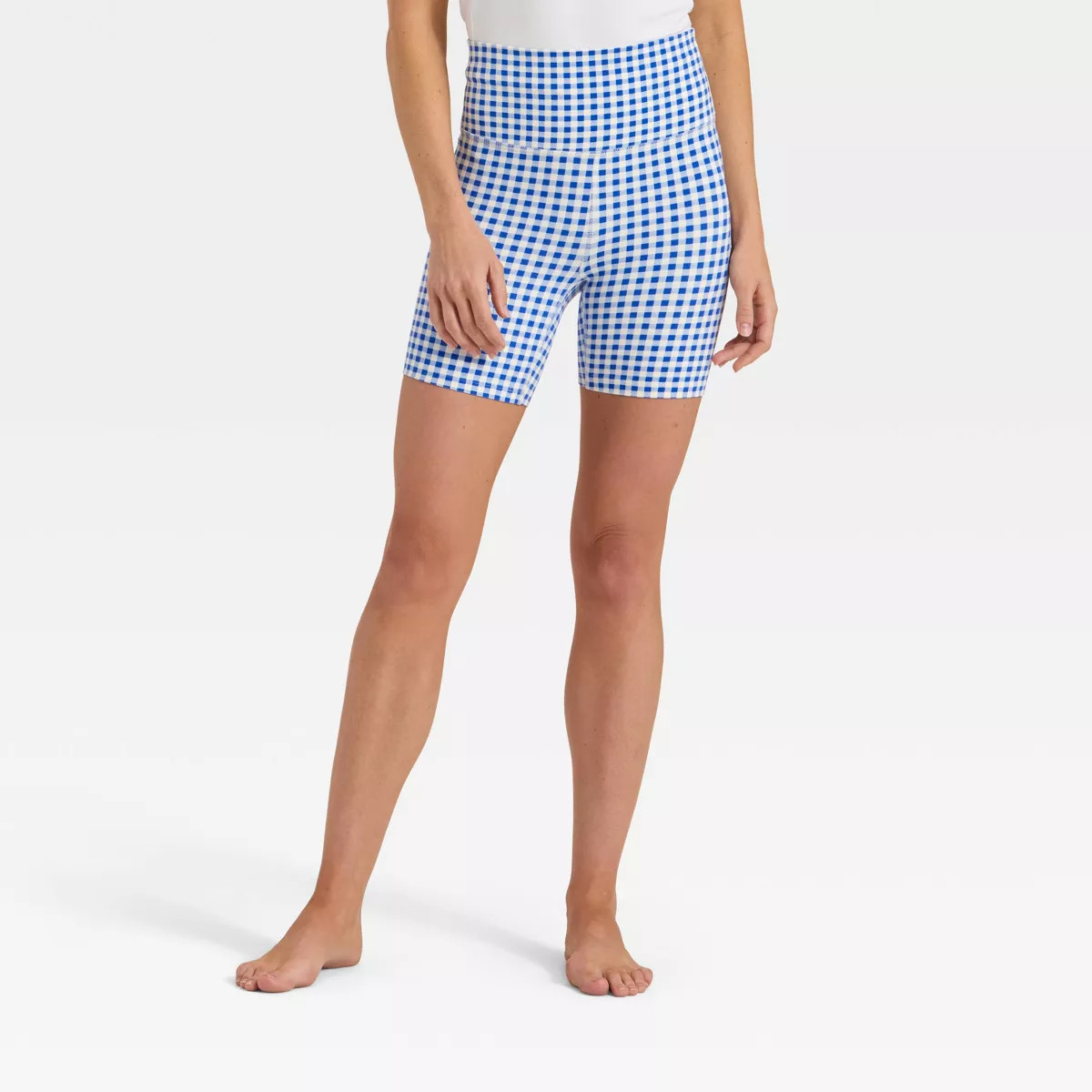 Women's Everyday Soft Ultra High-Rise Bike Shorts 6" - All In Motion™ Royal Blue M | Target