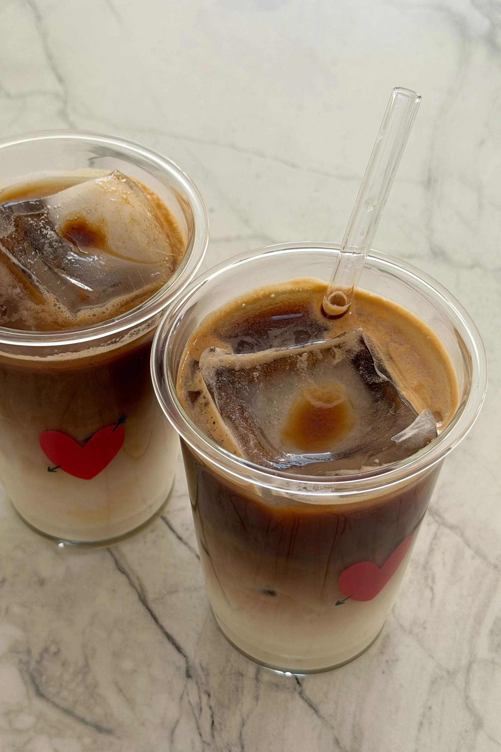 Cold Cups 'Heart' 2er Set in Clear | ANITA HASS