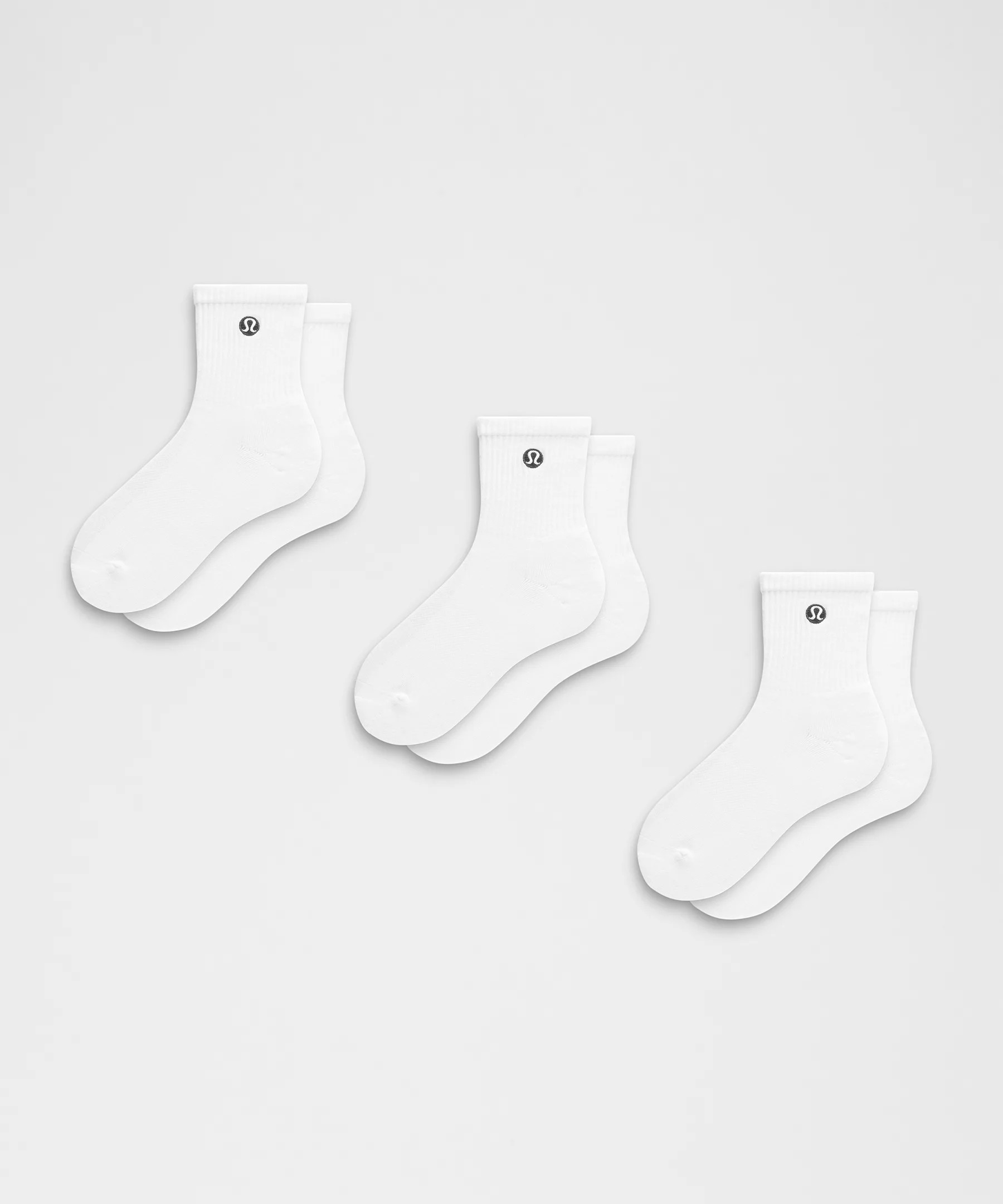 Unisex Daily Essential Quarter Socks *3 Pack | Men's Socks | lululemon | Lululemon (US)