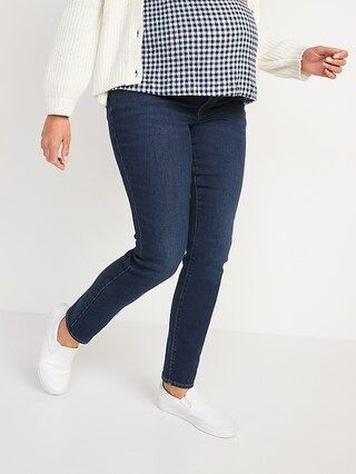 Maternity Front Low Panel Pop Icon Skinny Jeans | Old Navy (US)