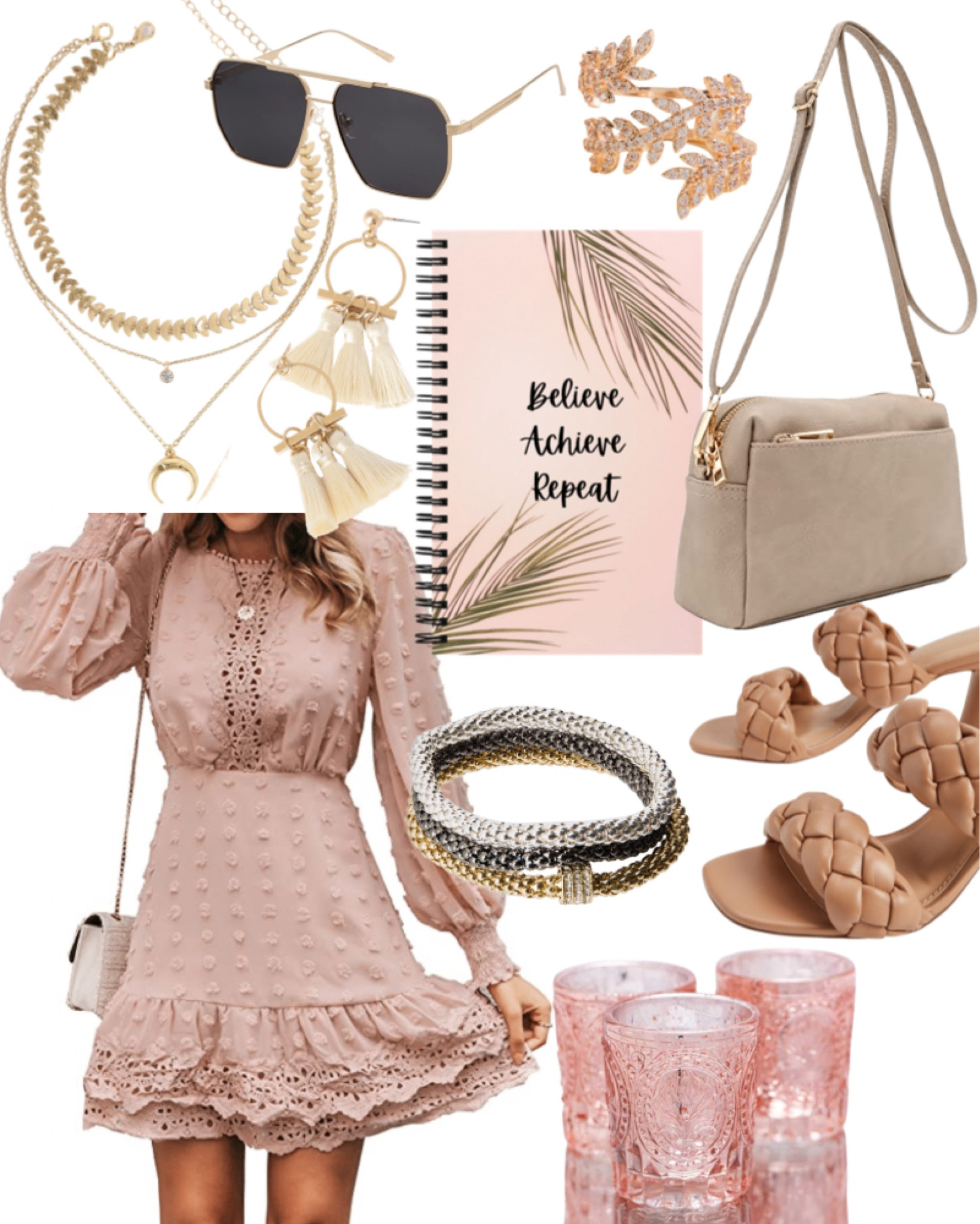 Style, home & accessory faves! 

Jewelry
Necklace
Dress
Earrings
Handbag
Shoes
Bracelets
Candles
Notebook
Journal 
Ring
Sunglasses

#LTKunder100 #LTKshoecrush #LTKunder50