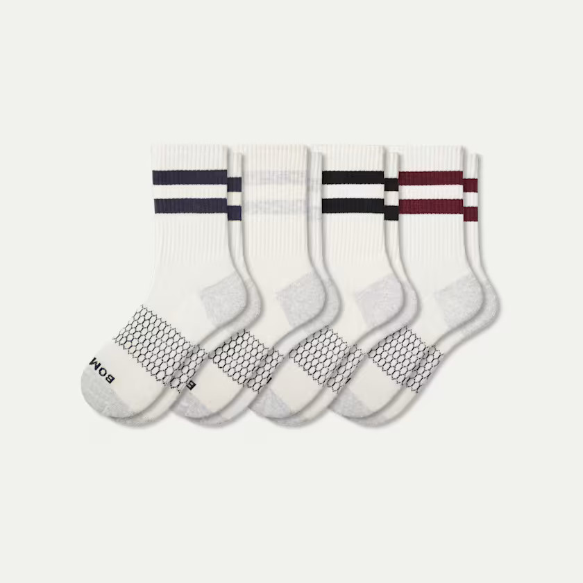 Women's Vintage Stripes Half Calf Sock 4-Pack | Bombas