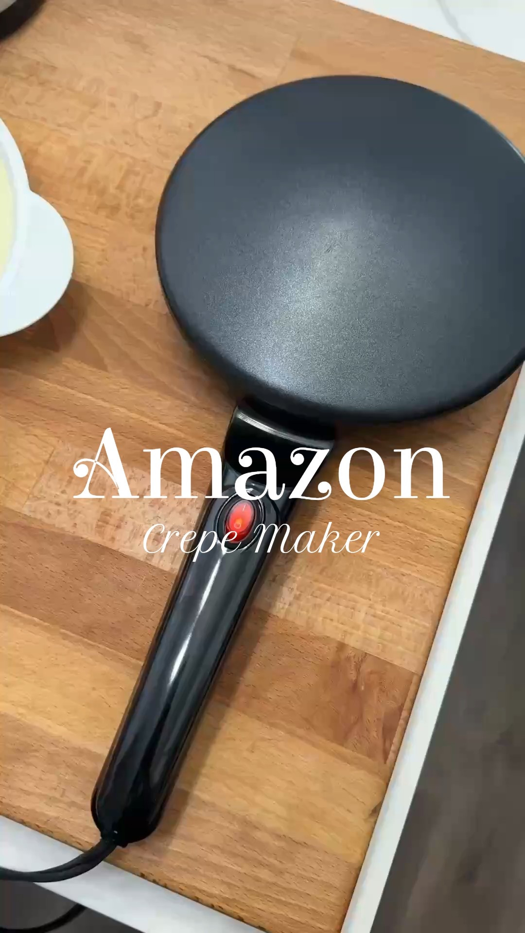 Testing out this crepe maker so you don’t have to 👩‍🍳 Thin, golden, and ready in seconds. Obsessed! Full demo! Look how quick and easy it is to use! One of my all time favorite Amazon kitchen finds #CrepeHack #KitchenGadgetGoals #LTKhome

#LTKSaleAlert