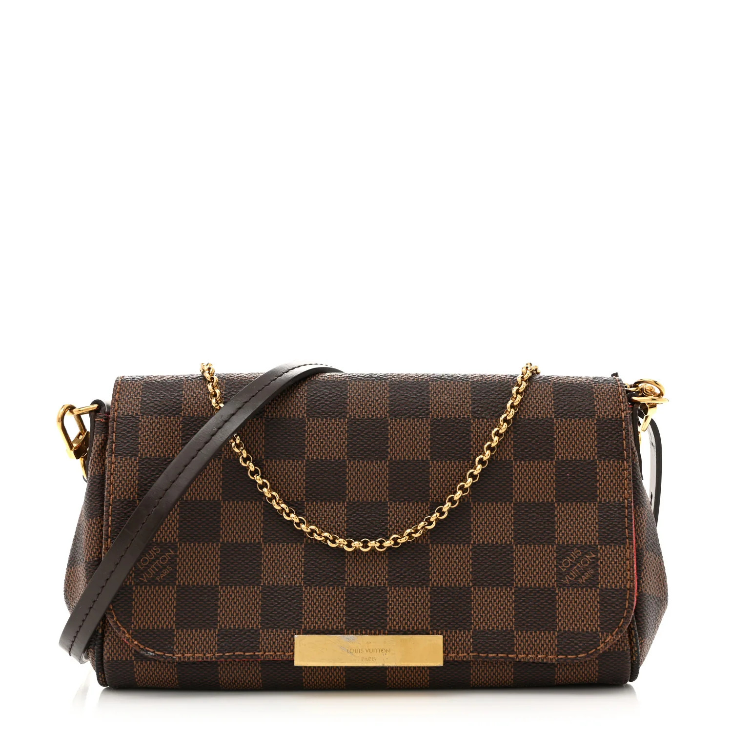 Damier Ebene Favorite MM | FASHIONPHILE (US)