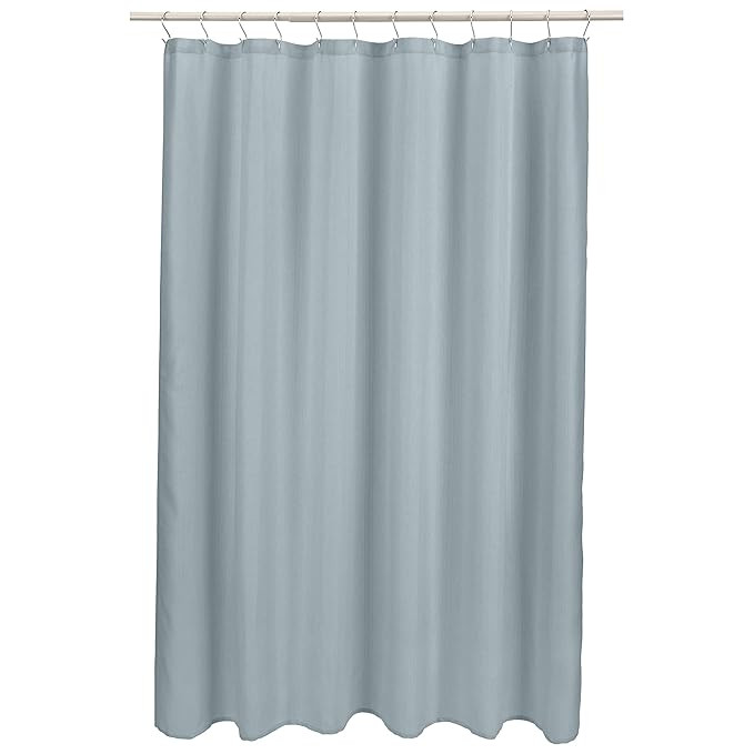 Amazon Basics Linen Style Bathroom Shower Curtain - Tide Pool, 72 Inch | Amazon (US)