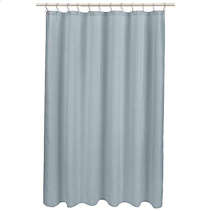 Amazon Basics Linen Style Bathroom Shower Curtain - Tide Pool, 72 Inch | Amazon (US)