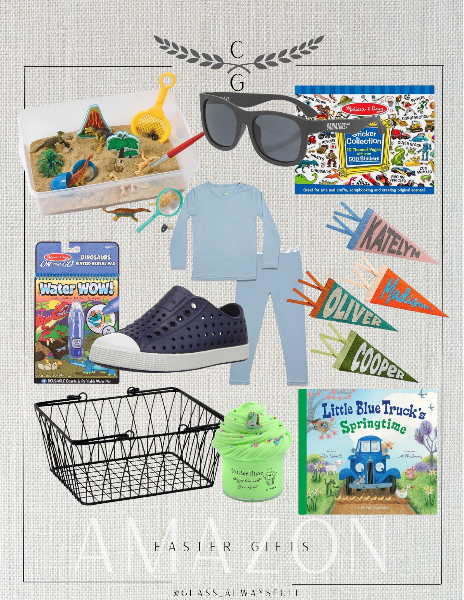 Amazon easter gifts, little boy Easter gifts, boy easter gifts, baby boy gifts, baby boy clothes, baby boy shoes, toddler boy shoes, toddler boy gift guide, valentines toys, dinosaur toys, sensory bin, Valentine’s Day gift guide. Callie Glass 

#LTKSeasonal #LTKkids #LTKbaby