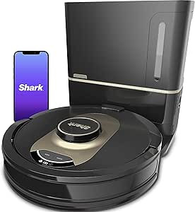 Shark AV2501AE AI Robot Vacuum with XL HEPA Self-Empty Base, Bagless, 60-Day Capacity, LIDAR Navi... | Amazon (US)