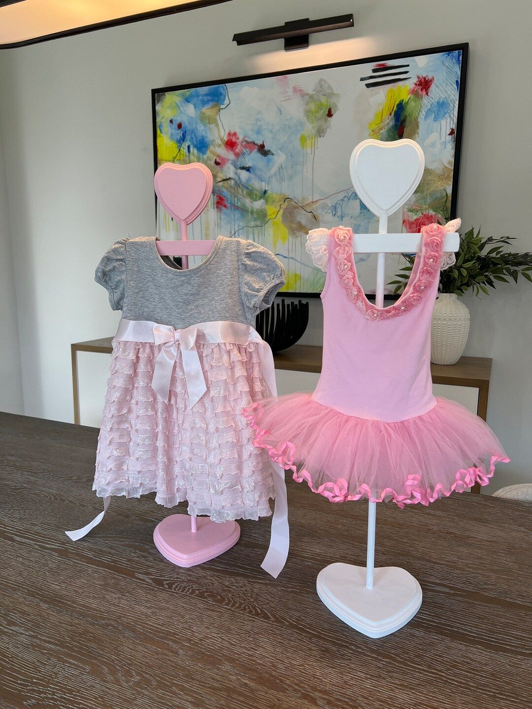 Dress Hanger Baby Shower Centerpiece Display Baby Dress Stand for Baby Girl Baby Shower Centerpie... | Etsy (US)