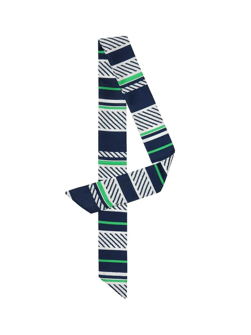 INSPIRE CHIC Women's Elegant Skinny Pointed Double-Sided Leisure Scarves Navy Blue | Walmart (US)