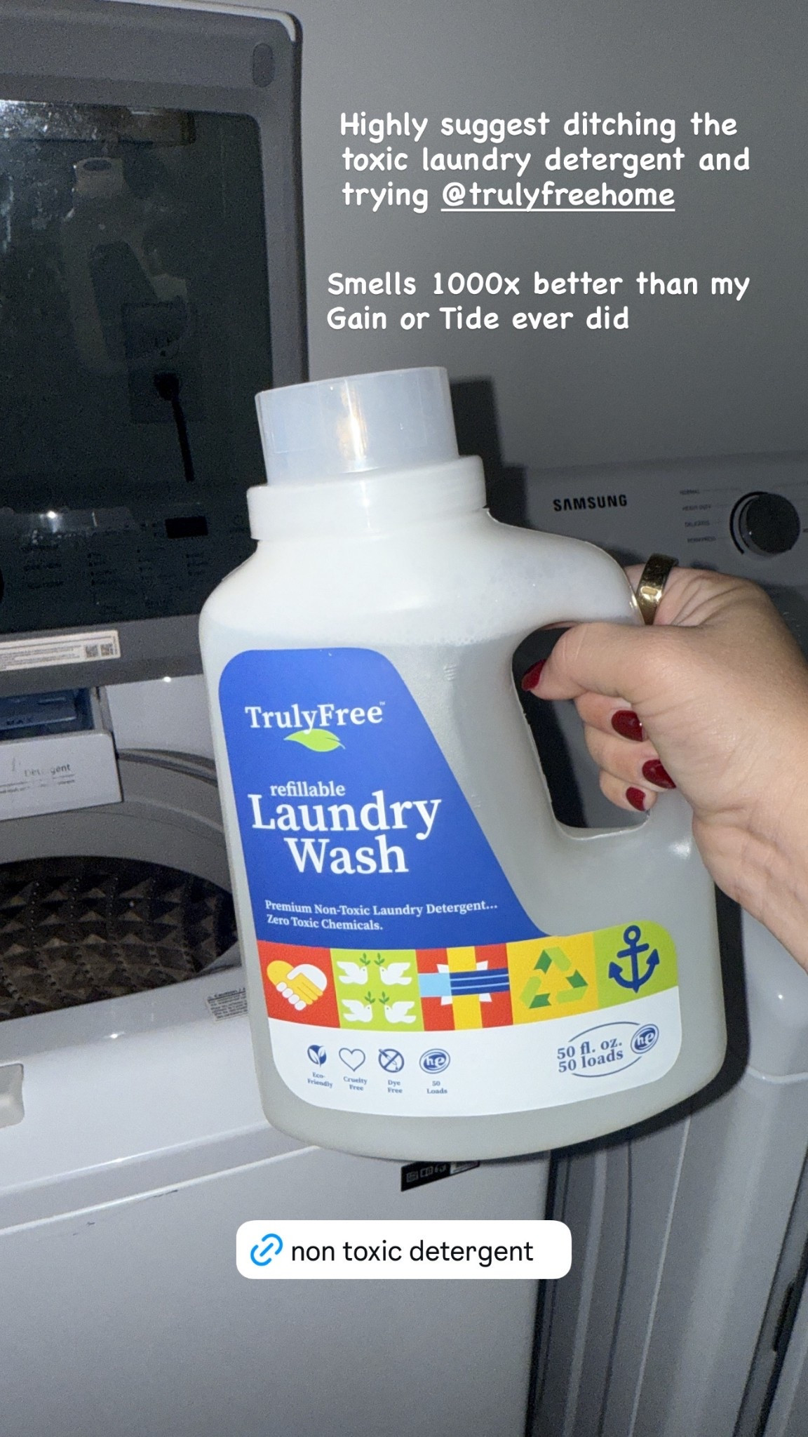 The best detergent hands down!! Not sponsored just a honest review and trying to spread the word USE NONTOXIC DETERGENT 
#laundrydetergent #trulyhome #nontoxic

#LTKFamily #LTKHome #LTKStyleTip