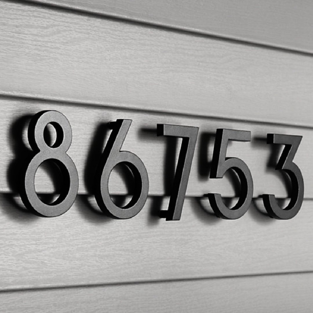 Clean simple numerals to make your address stand out from the crowd. Made of extremely durable cast aluminum, Ballard Designs Smith House Numbers are finished in matte black and designed to stand off the wall, so they're easy to read from a distance while adding great graphic texture.  On sale now, $9.60 each!! 

#LTKSaleAlert #LTKHome
