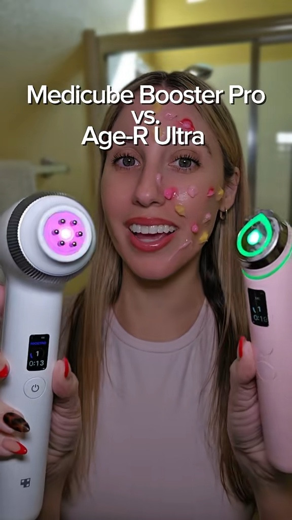Medicube booster pro versus the Age-R ultra!! Which one is best for you? ✨ 

#LTKBeauty #LTKGiftGuide #LTKCyberWeek