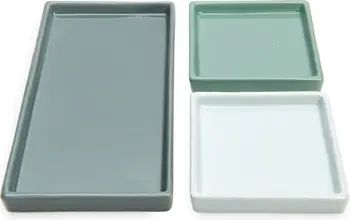 Set of 3 Nesting Ceramic Catchall Trays | Nordstrom