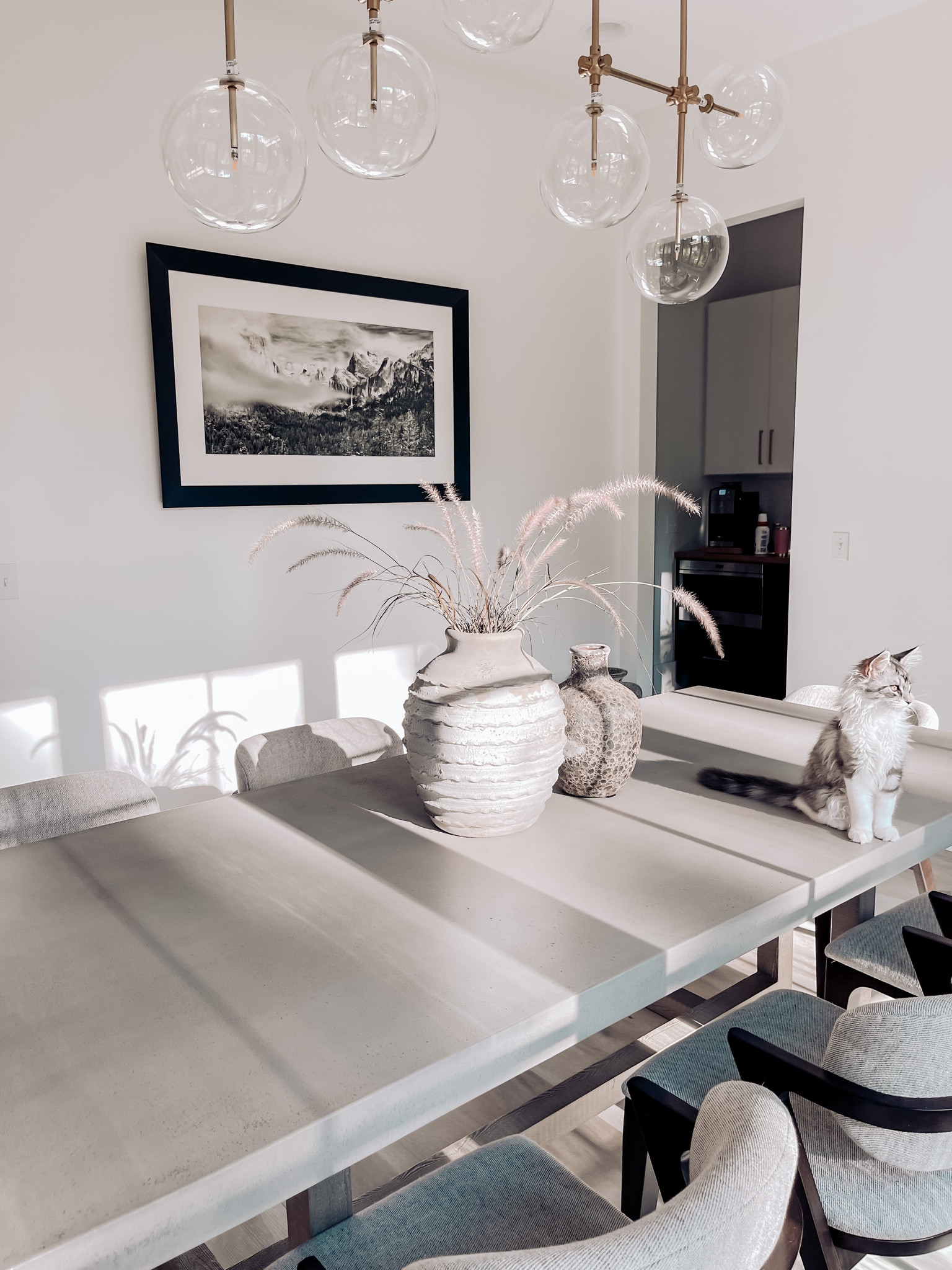 Vases home decor fall decor potterybarn dining room table dining room chairs chandelier Restoration Hardware west elm

#LTKhome