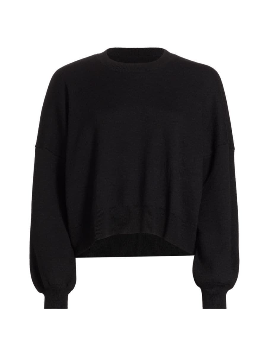 Double-Knit Crop Sweatshirt | Saks Fifth Avenue
