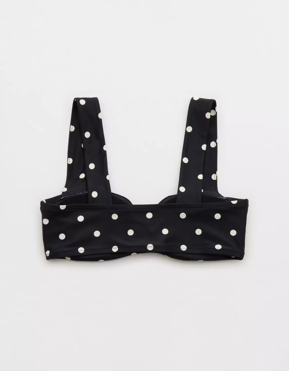 Aerie Ruched Wide Strap Bandeau Bikini Top | Aerie