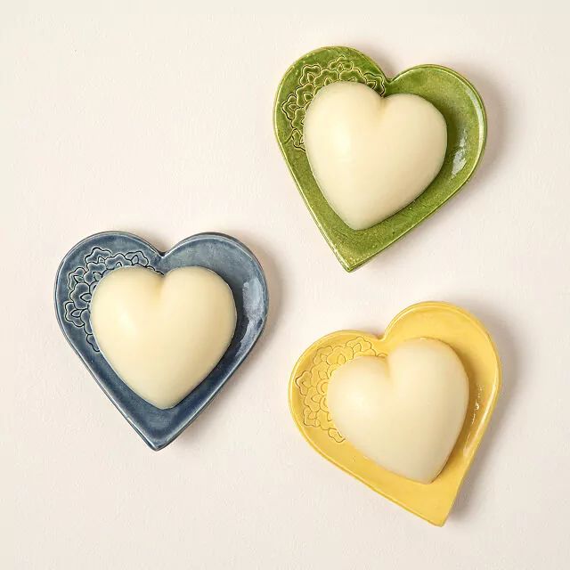 Handmade Heart-Shaped Balm with Dish | UncommonGoods