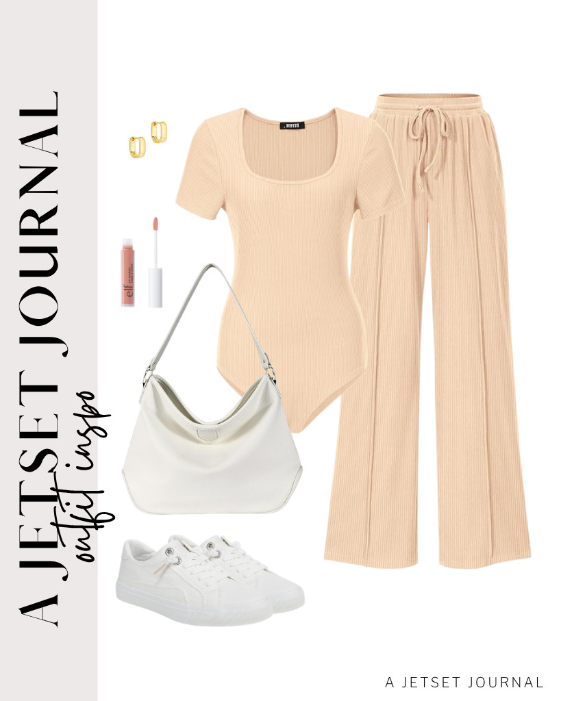 This beige two-piece outfit goes perfectly with Blowfish Malibu’s sneakers. You can use this Montana West bag and small chunky hoop earrings to style. Add this best-selling lip lacquer from e.l.f. to your makeup, too.


#LTKSeasonal #LTKSaleAlert #LTKTravel 

 