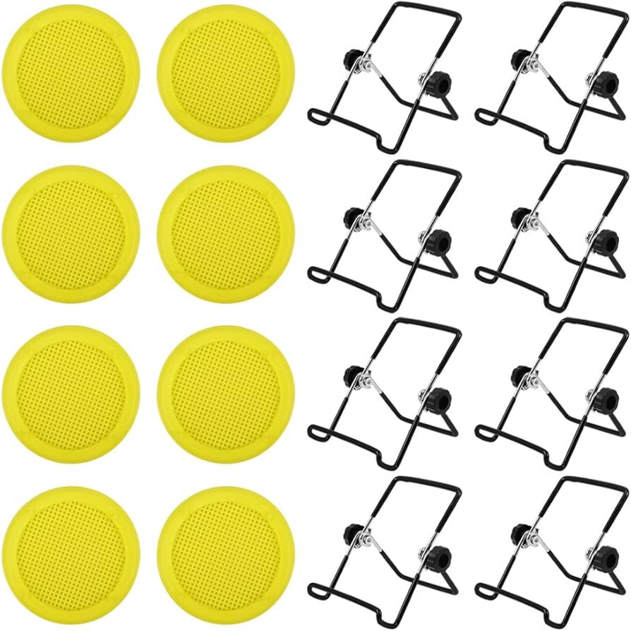 Picowe Plastic Sprouting Lids, Sprouting Jar Stands, for 86mm Wide Mouth Mason Jars, Canning Jars... | Amazon (US)