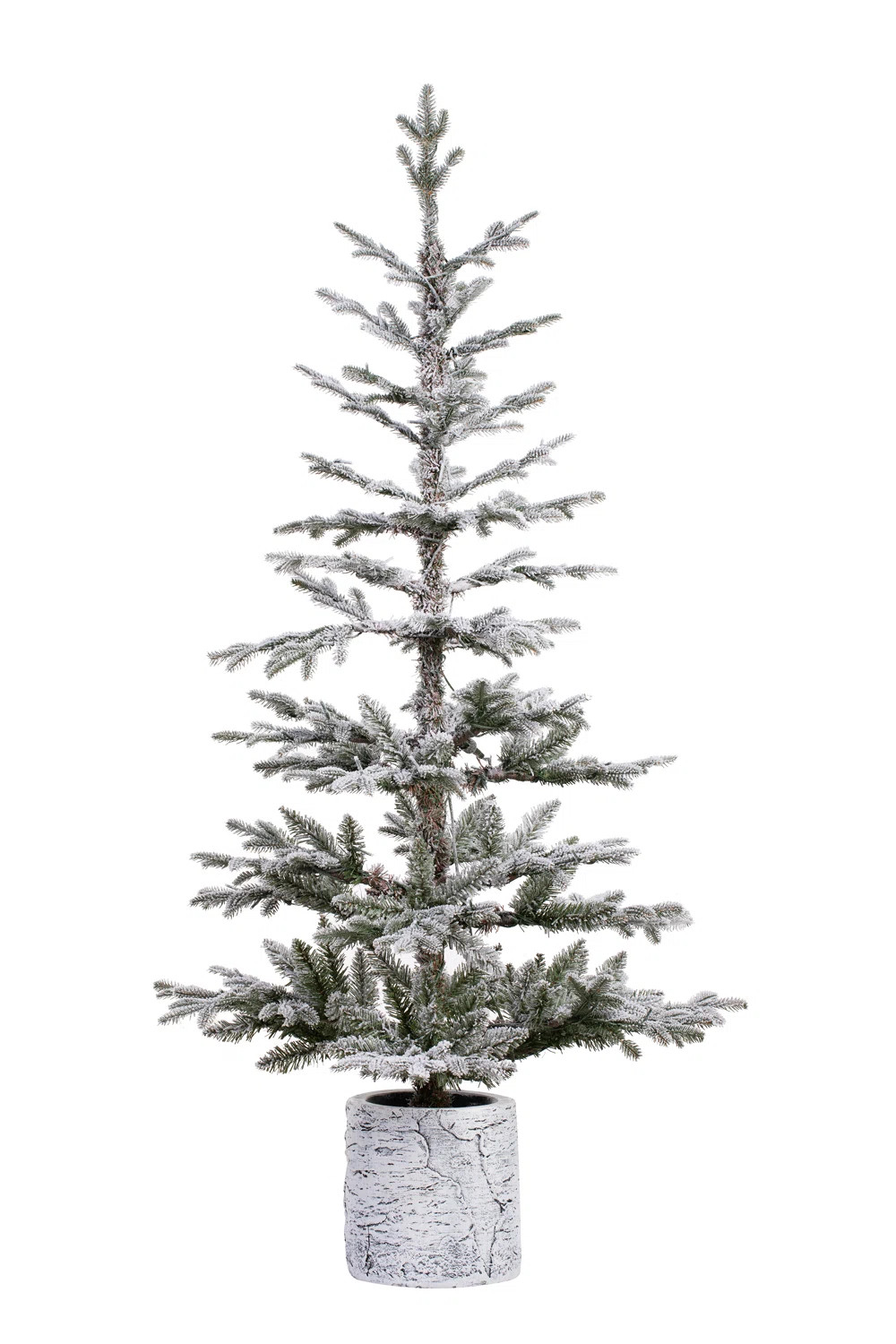 Sand & Stable™ 5' White Fir Artificial Christmas Tree with 150 White Lights & Reviews | Wayfair | Wayfair North America