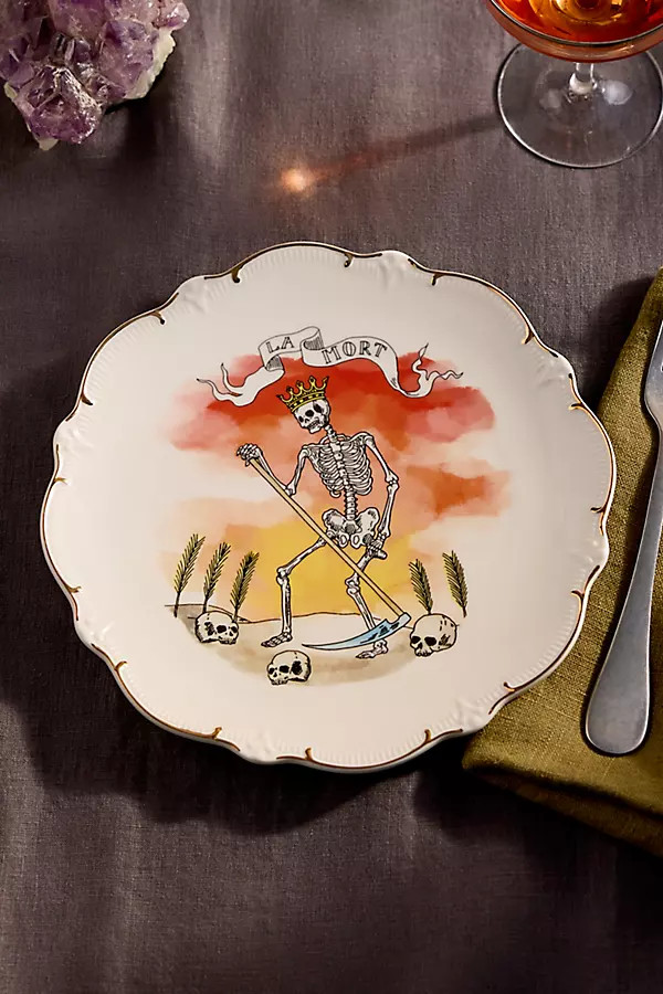 Tarot Stoneware Plate, La Mort | Terrain