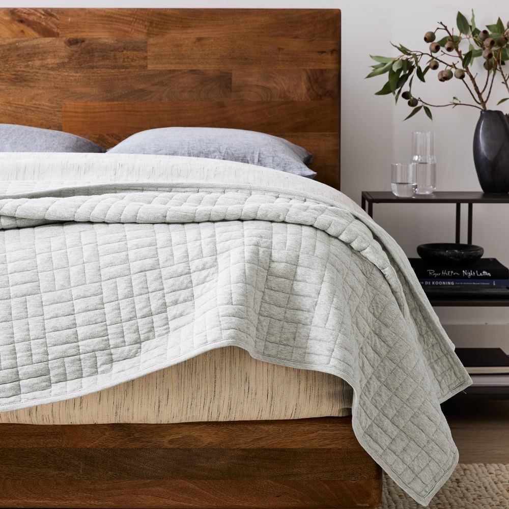 Cotton Cloud Jersey Blanket | West Elm (US)