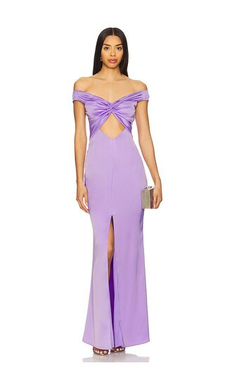 Katie May Liu Gown in Lavender. - size M | Revolve Clothing (Global)