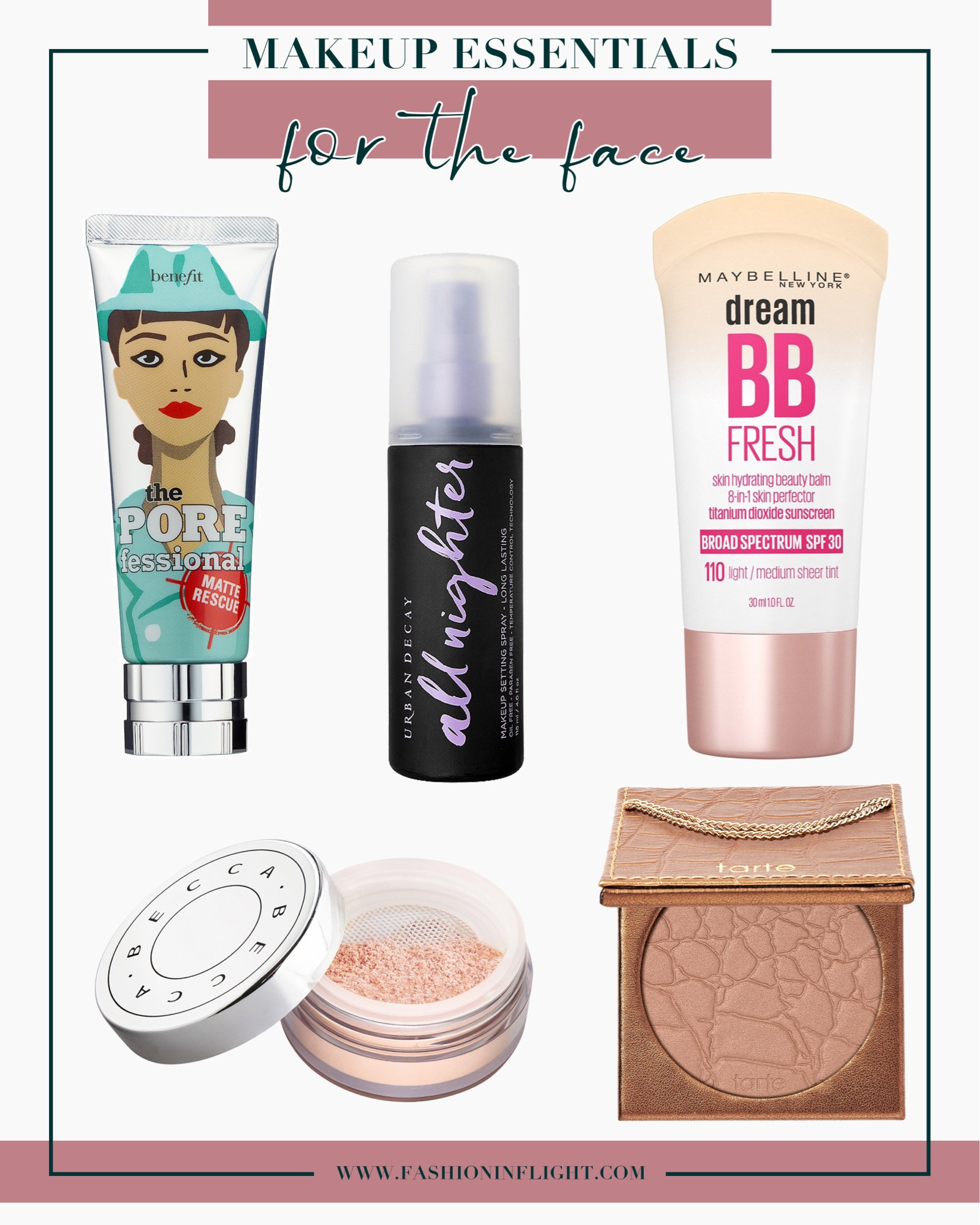  A few of my favorite base products that I can’t help but repurchase and share constantly! know it seems like decide if skin is oily or dry, really either. I try to treat the large pores areas, make sure everything else moisturized dewy. And lasts all day long with setting spray! 