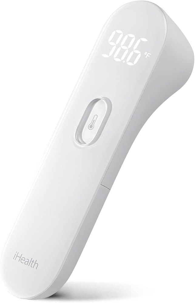 iHealth No-Touch Forehead Thermometer, Infrared Digital Thermometer for Adults and Kids, Touchles... | Amazon (US)