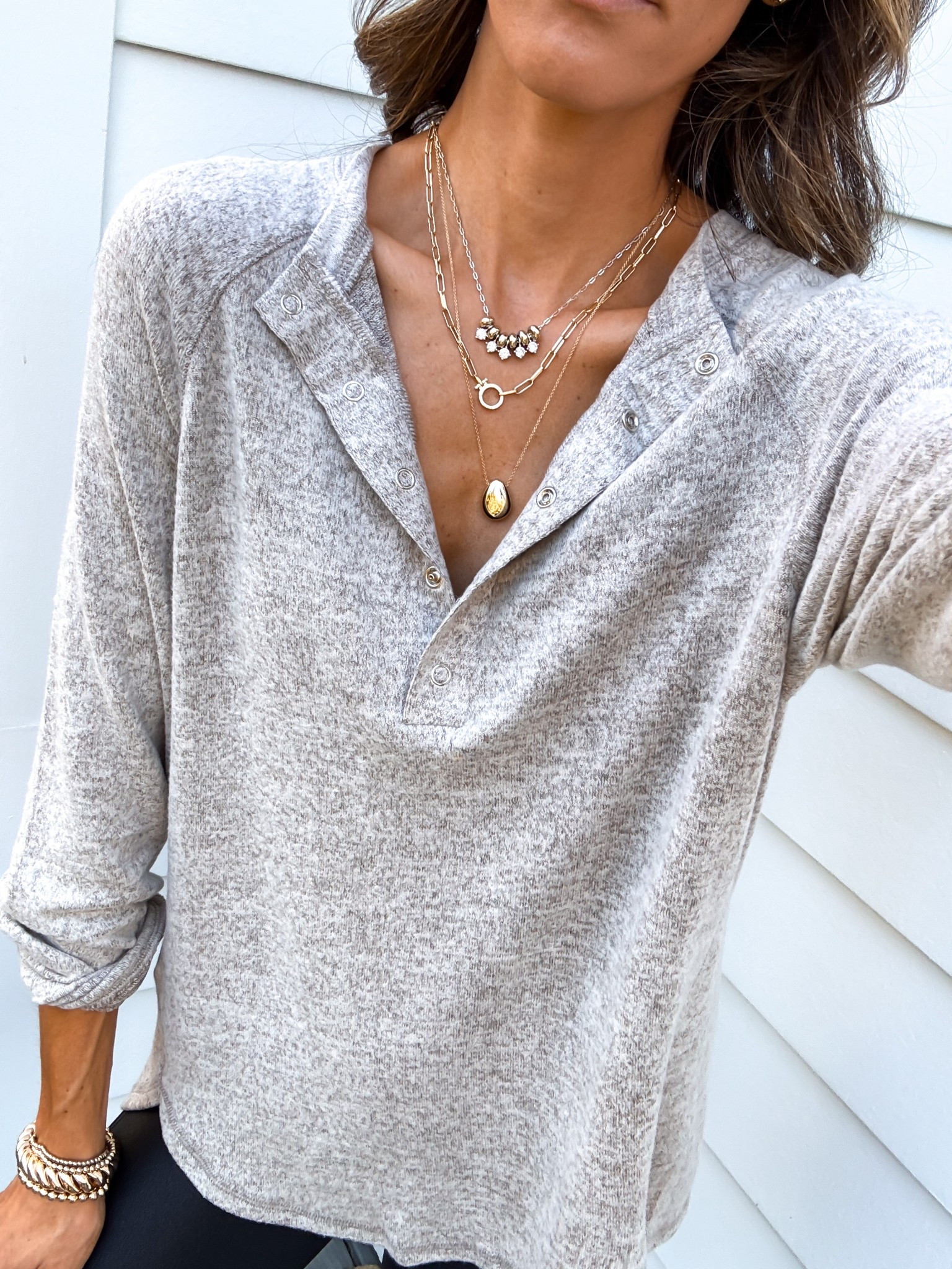 This henley is softer than cashmere. Wearing a small 

Thanksgiving outfit, holiday outfit , everyday outfit , fall outfit , winter outfit 

#LTKHoliday #LTKFindsUnder50 #LTKSaleAlert