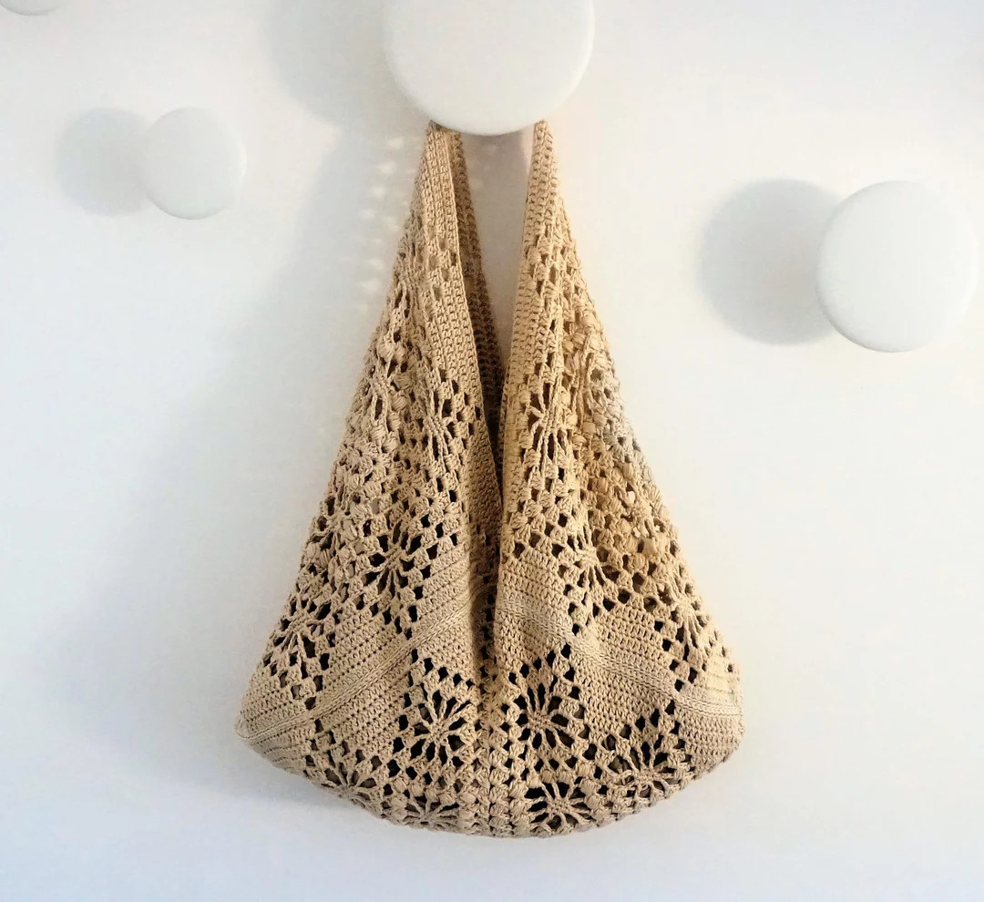 CROCHET PATTERN Market Boho Style Bag Crochet Bag Pattern Tote Pattern Crochet Purse Shopping Bag... | Etsy (US)