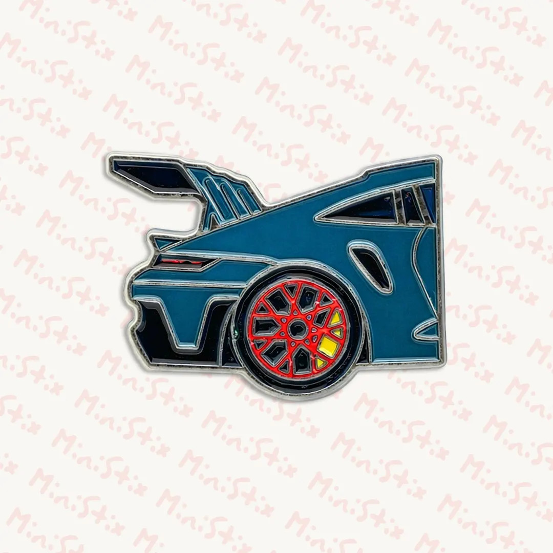 Enamelled Sports Car Sticker | 3M Adhesive Decal - Etsy UK | Etsy (US)