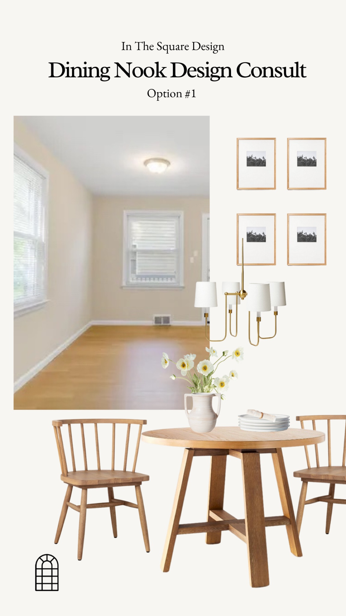 Dining Nook Consult

Wood dining table, wood circle table, wood dining chair, wood chair, brass light fixture, affordable lighting, ceramic vase, faux flowers, ceramic plates, ceramic dining serve ware, napkins, wood frames, studio mcgee, target lighting, brass chandelier 



#LTKhome #LTKsalealert #LTKunder100