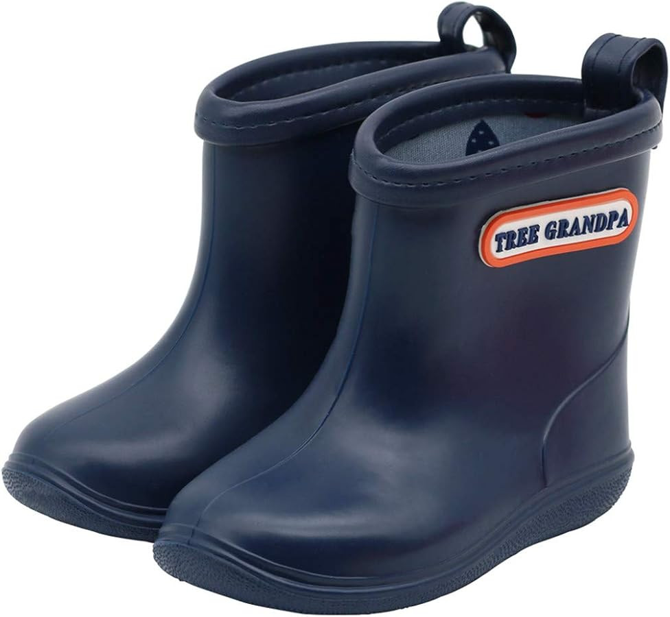 Toddler Rain Boots Baby Rain Boots Short rain Boots for Toddler Easy-on Lightweight and Waterproo... | Amazon (US)