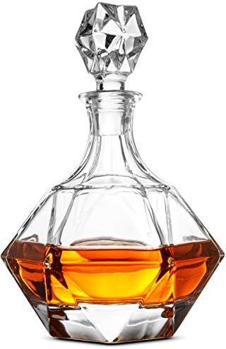 KLOUD City® Clear 1000ml Whiskey Wine Liquor Decanter with Stopper | Amazon (US)