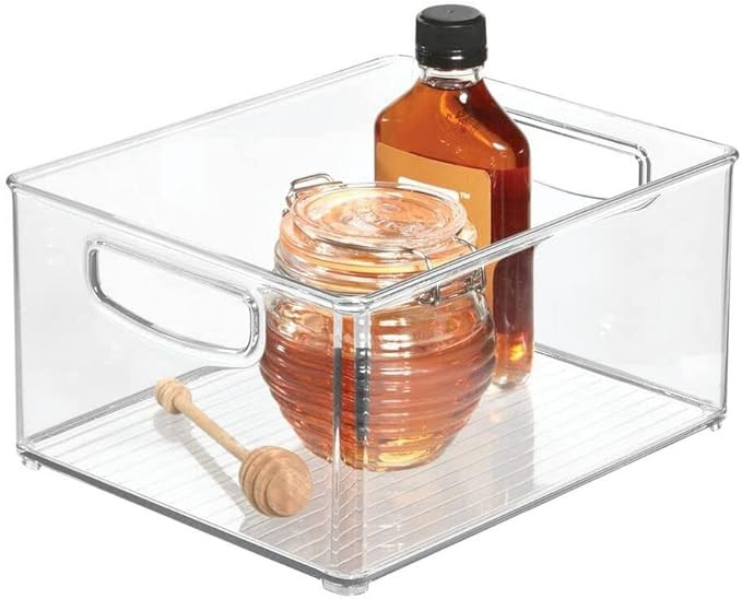 iDesign Recycled Plastic Extra-Large Fridge and Freezer Organizer Bin with Integrated Handles The... | Amazon (US)