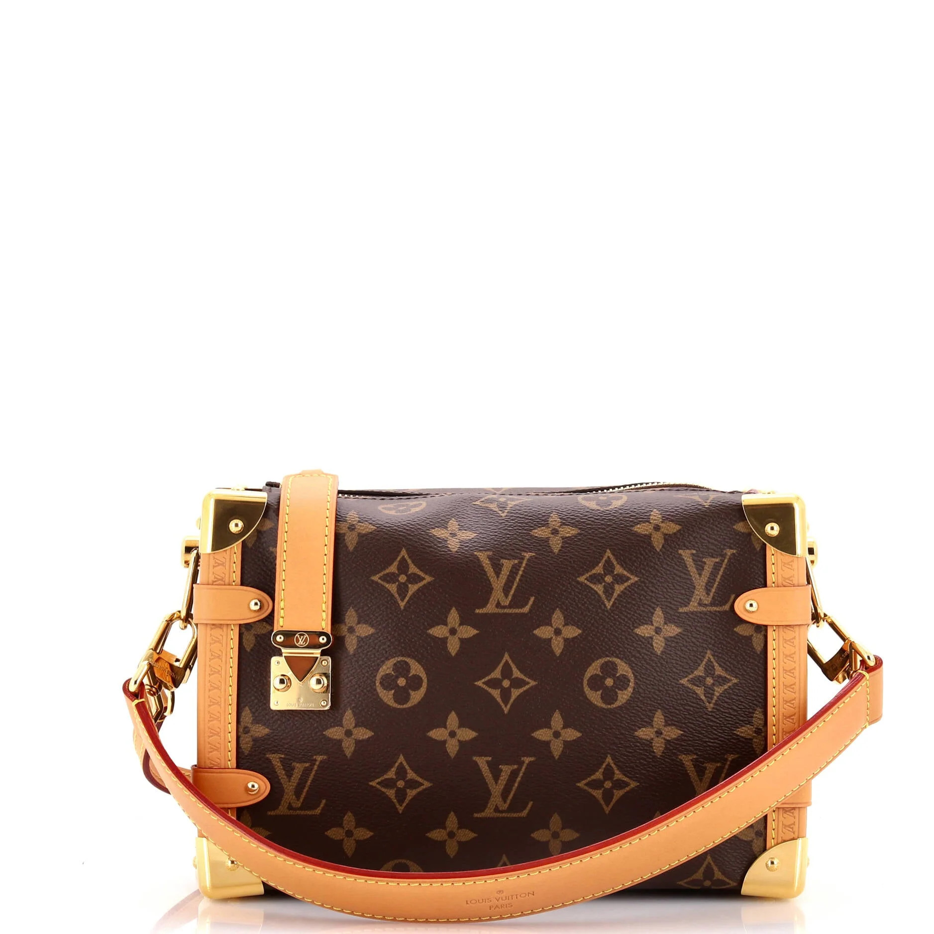 Side Trunk Handbag Monogram Canvas PM | Shop Simon
