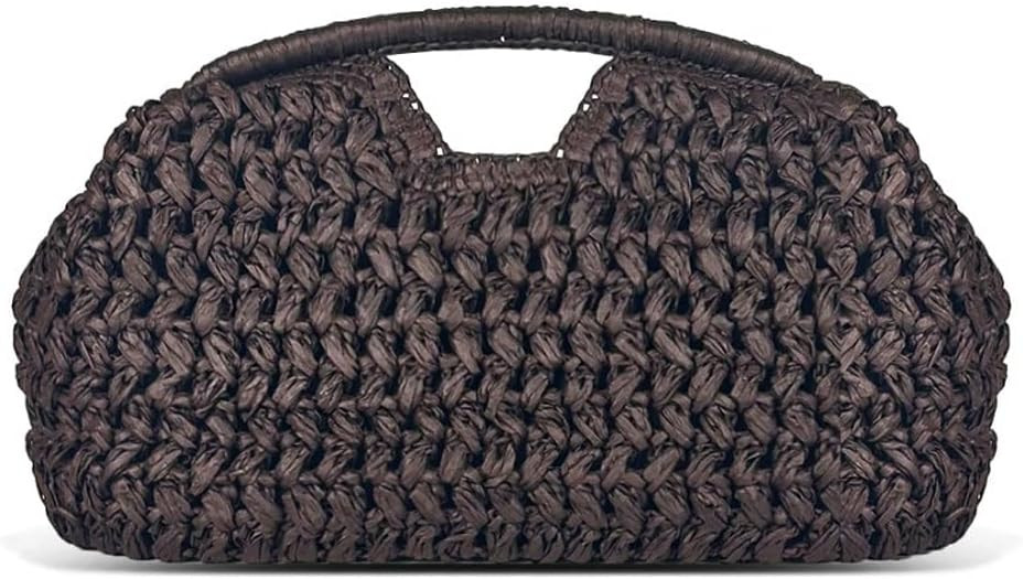 Large Straw Clutch Bag for Women Summer Satchel Purse Fashion Woven Top Hanlde Handbags for Beach... | Amazon (US)