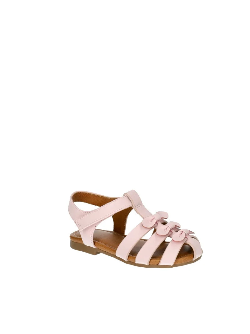 Wonder Nation Toddler Girls Fisherman Bow Sandals | Walmart (US)