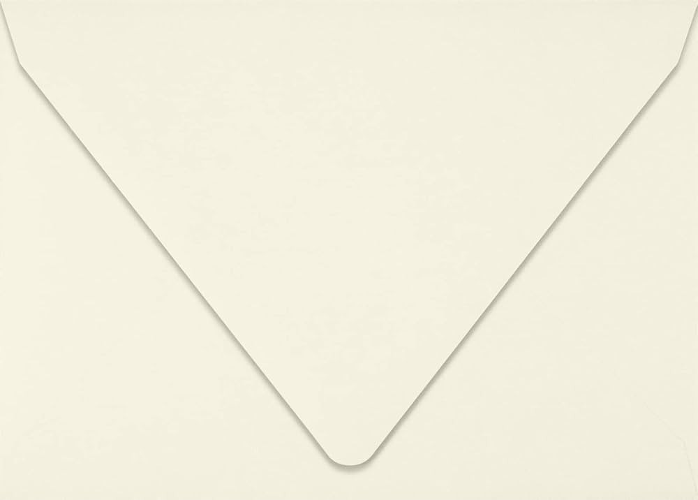 LUXPaper 4Bar A1 Contour Flap Invitation Envelopes | 3 5/8" x 5 1/8" | Natural | 70lb. Text | 50 ... | Amazon (US)