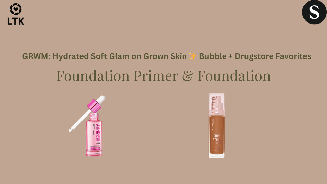 GRWM: Hydrated Soft Glam on Grown Skin ✨ Bubble + Drugstore Favorites

Get ready with me while I prep my skin and do a soft, hydrated glam using Bubble skincare, drugstore staples, and a few holy-grail extras. This GRWM is all about glowing, comfortable skin and makeup that works for grown, melanin-rich skin.
No rushing. No overdoing it. Just Joyce, hydration, and soft glam that feels good.
🛍️ Everything I used is linked in my ShopMy & LTK.


ShopMy:
https://shopmy.us/shop/collections/3567157


LTK:
https://liketk.it/5Mk8O


This GRWM features barrier-supporting skincare and hydrating makeup for a smooth, radiant finish. Bubble products prep the skin with ceramides, hyaluronic acid, and peptides, followed by complexion, eye, and lip products that enhance natural beauty with glow, warmth, and definition.


#GRWM
#GetReadyWithMe
#Over50Beauty
#HydratedGlam
#SoftGlam
#MelaninBeauty
#BubbleSkincare
#DrugstoreMakeup
#GrownWomanEnergy
#BeautyShorts


GRWM makeup, get ready with me over 50, hydrated glam makeup, soft glam GRWM, melanin makeup routine, Bubble skincare GRWM, drugstore makeup GRWM, grown woman beauty, everyday glam GRWM, Joyce Michelle Official
 

 #LTKgrwm #LTKOver40 #LTKBeauty