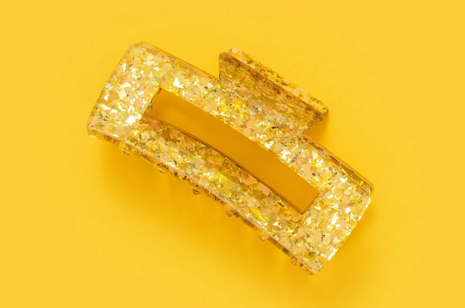 Yellow Confetti Claw Clip | Taylor Elliott Designs