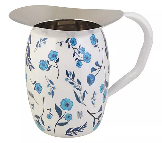 Temp-tations Seasonal 2-Quart Stainless Steel Pitcher - QVC.com | QVC