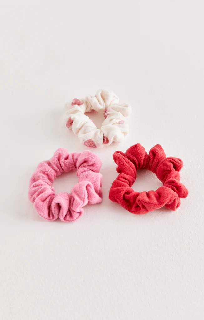 Hearts Scrunchies (3-Pack) | Z Supply