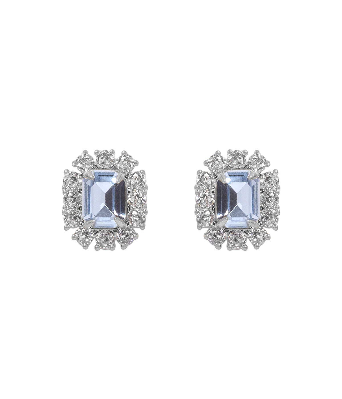 Tati Studs in Light Sapphire | Over The Moon