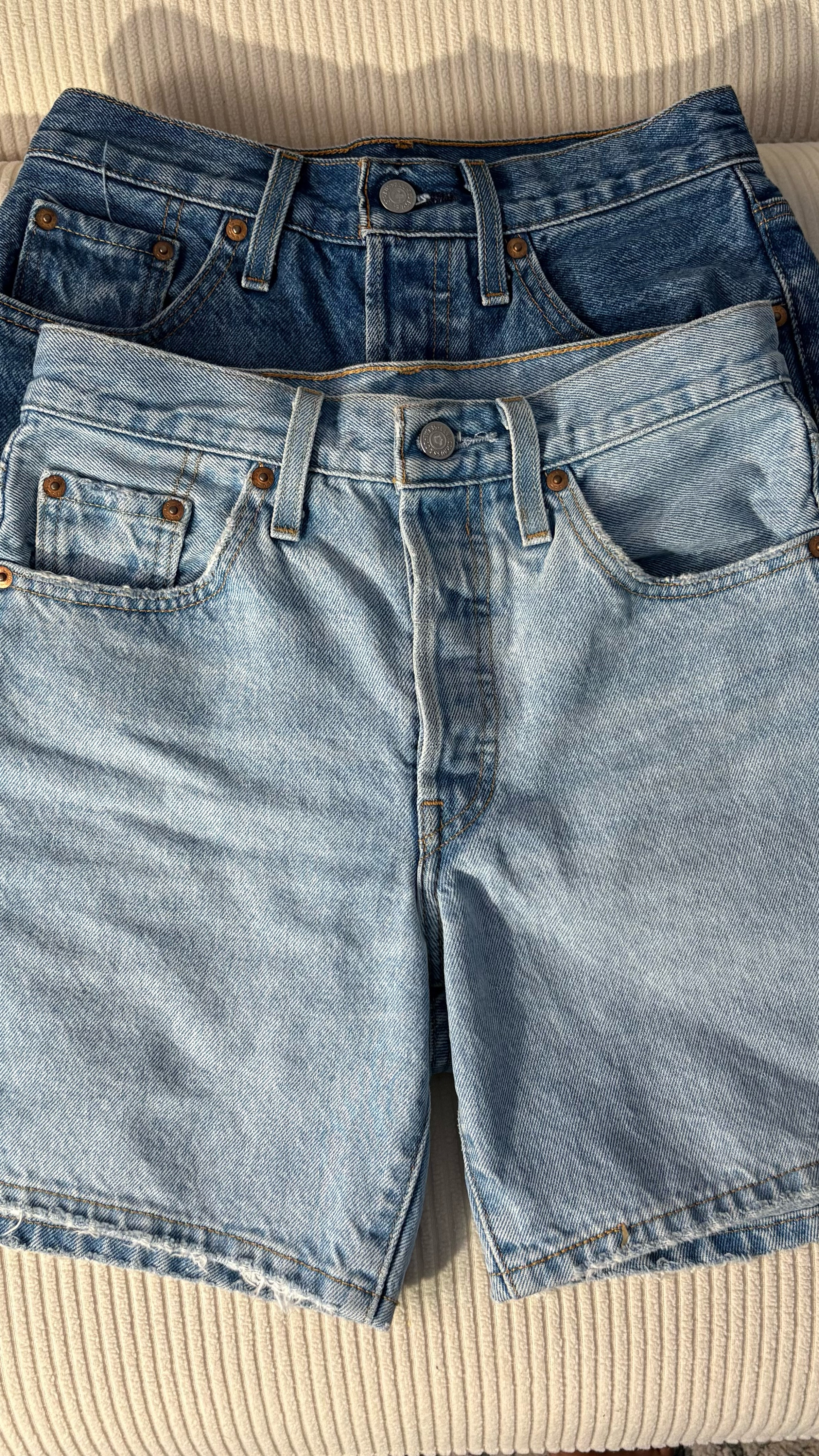 Perfect length mid thigh shorts for summer! 

Shorts 
Mid thighs shorts 
Levi’s shorts

#LTKSeasonal #LTKPetite #LTKStyleTip