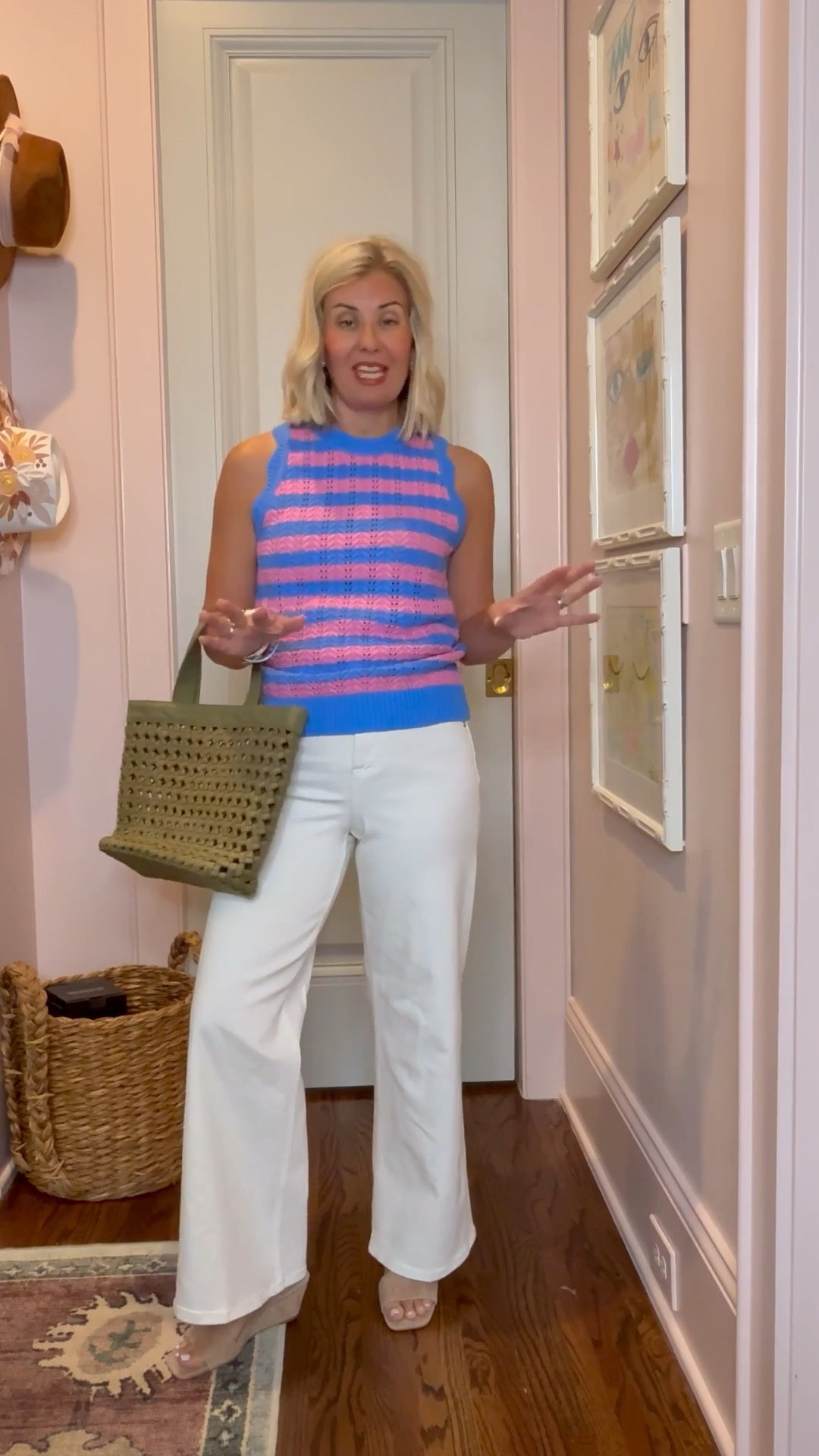 Such a me top!! This color combo is so good!! 
Top - small
Jeans - xs petite 
Wedges - 8 tts

#LTKSeasonal #LTKOver40 #LTKdayinmylife