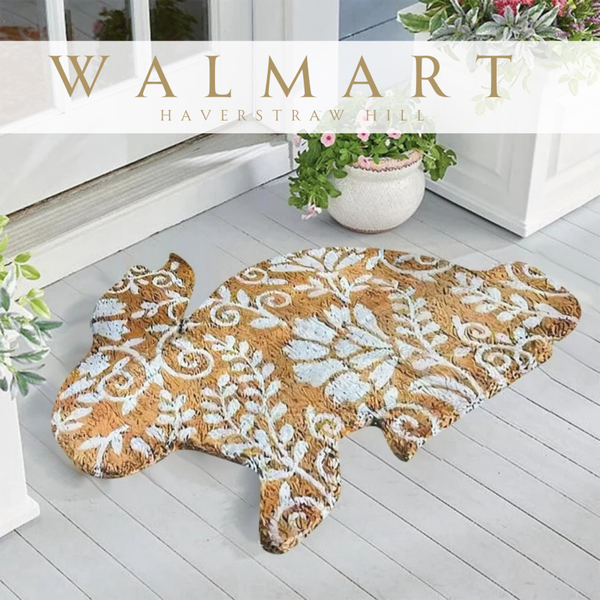 I’m keeping the rug but it isn’t the same material as shown in the photo. It’s more of a thin flat mat and not what looked to me as those straw-like mats. In person, it’s bigger than shown in the photo and another reason I decided to keep it is because this rug is a reversible black back with roses that are off black/gray.
🐇
#doormat #rug #easterrug #entrywayrug 


#LTKSpringSale #LTKSeasonal #LTKhome