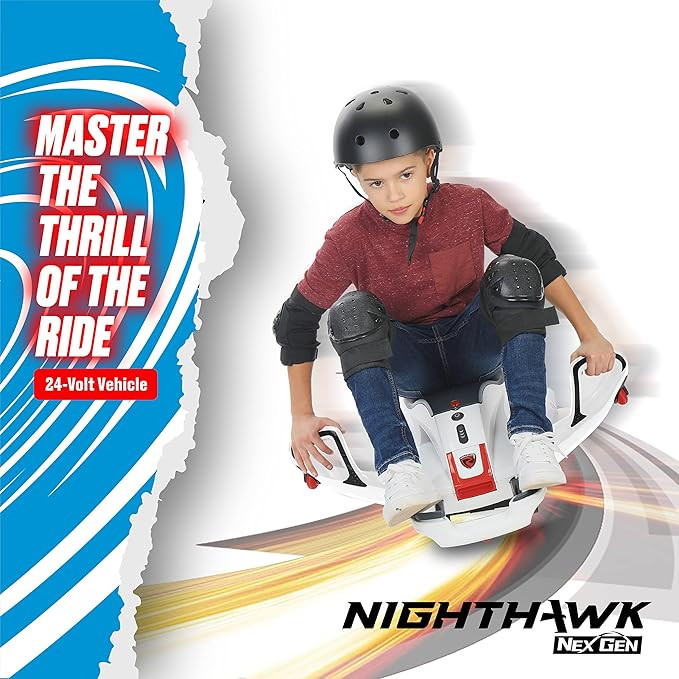 Rollplay Nighthawk NexGen Electric Ride On Toy for Ages 6 & Up with High Power 24V Lithium Ion Ba... | Amazon (US)